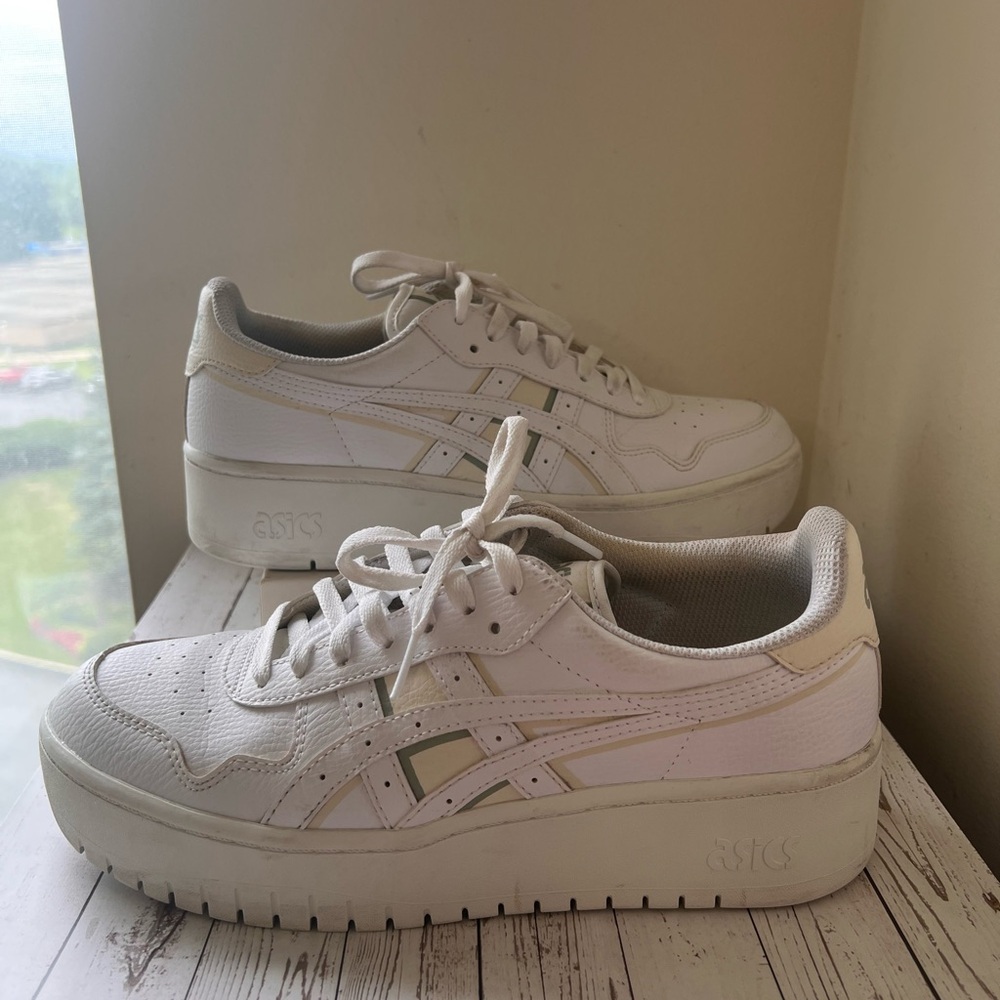 ASICS Women's Platform Classic White Sneakers